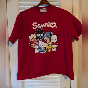 Lollipop Sanrio Red Tshirt Rare No Size But Measures An XL Euc Hello Kitty